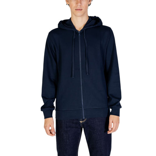 Emporio Armani Underwear Blue Polyester Hoodie