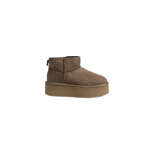 EMU Australia Beige Lederstiefeletten