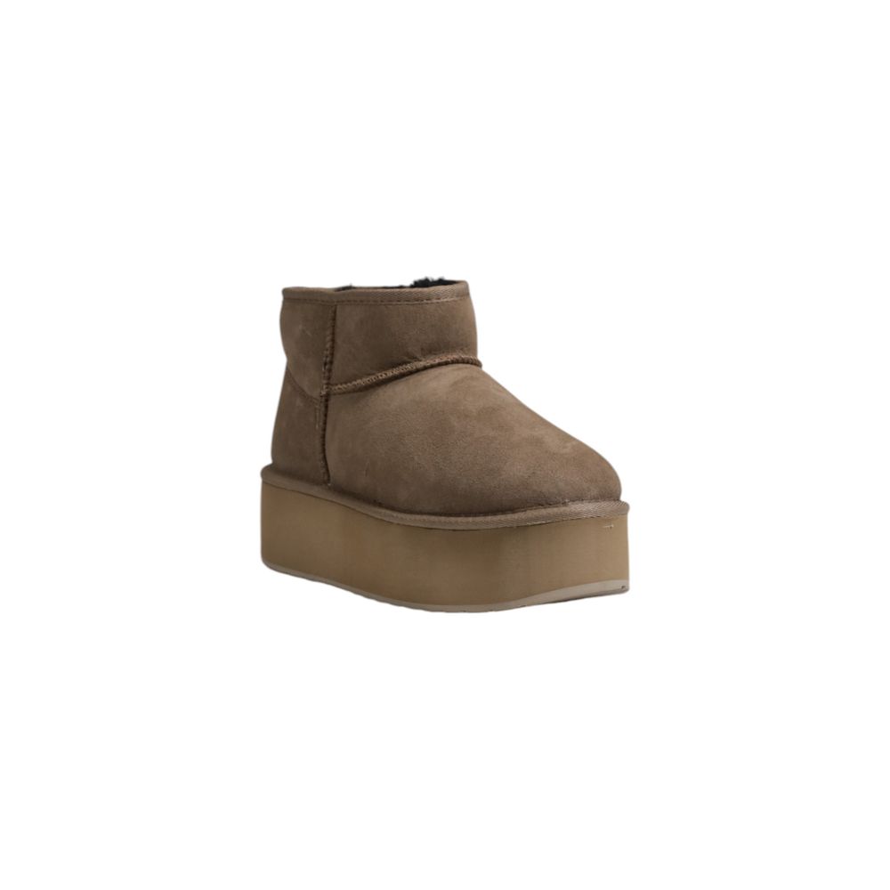 EMU Australia Beige Lederstiefeletten