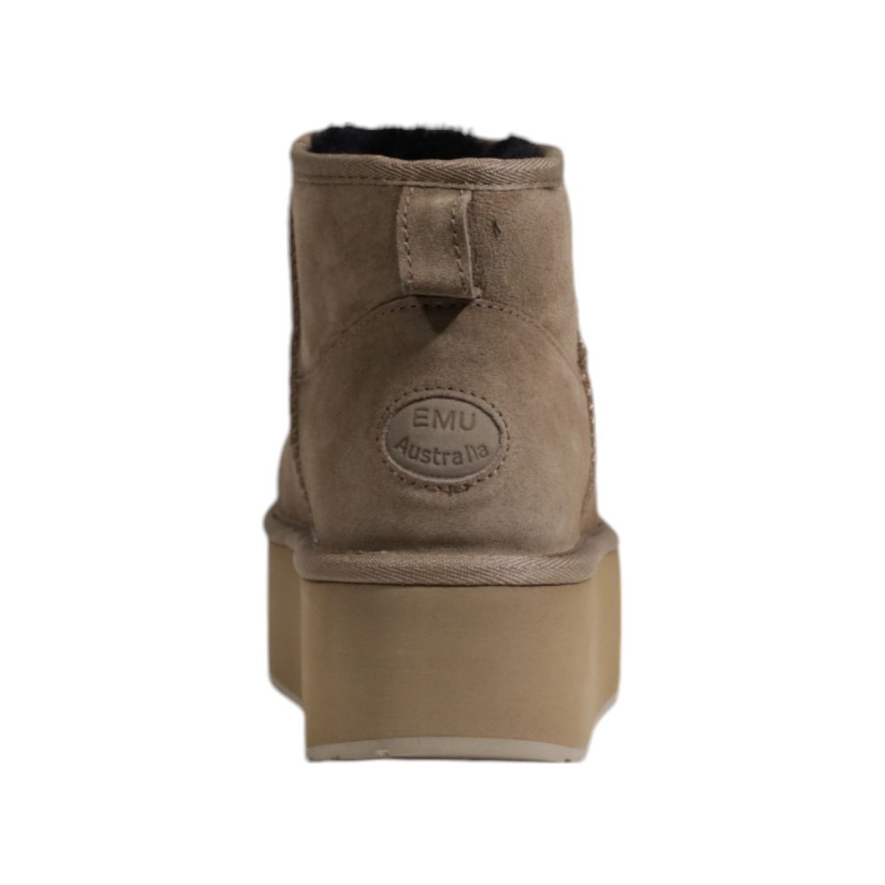 EMU Australia Beige Lederstiefeletten