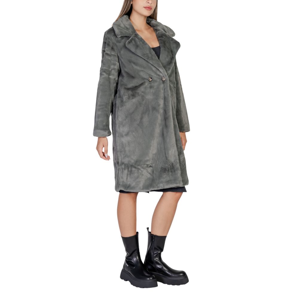 ICHI Schwarze Polyesterjacken und -mäntel