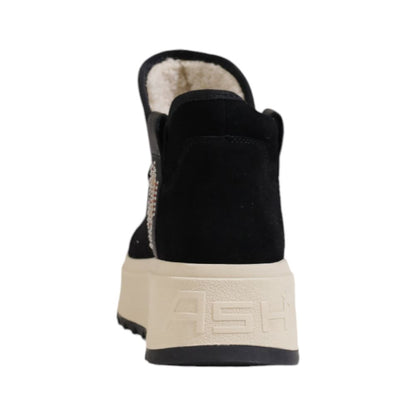 ASH Knöchelstiefel aus schwarzem Wildleder