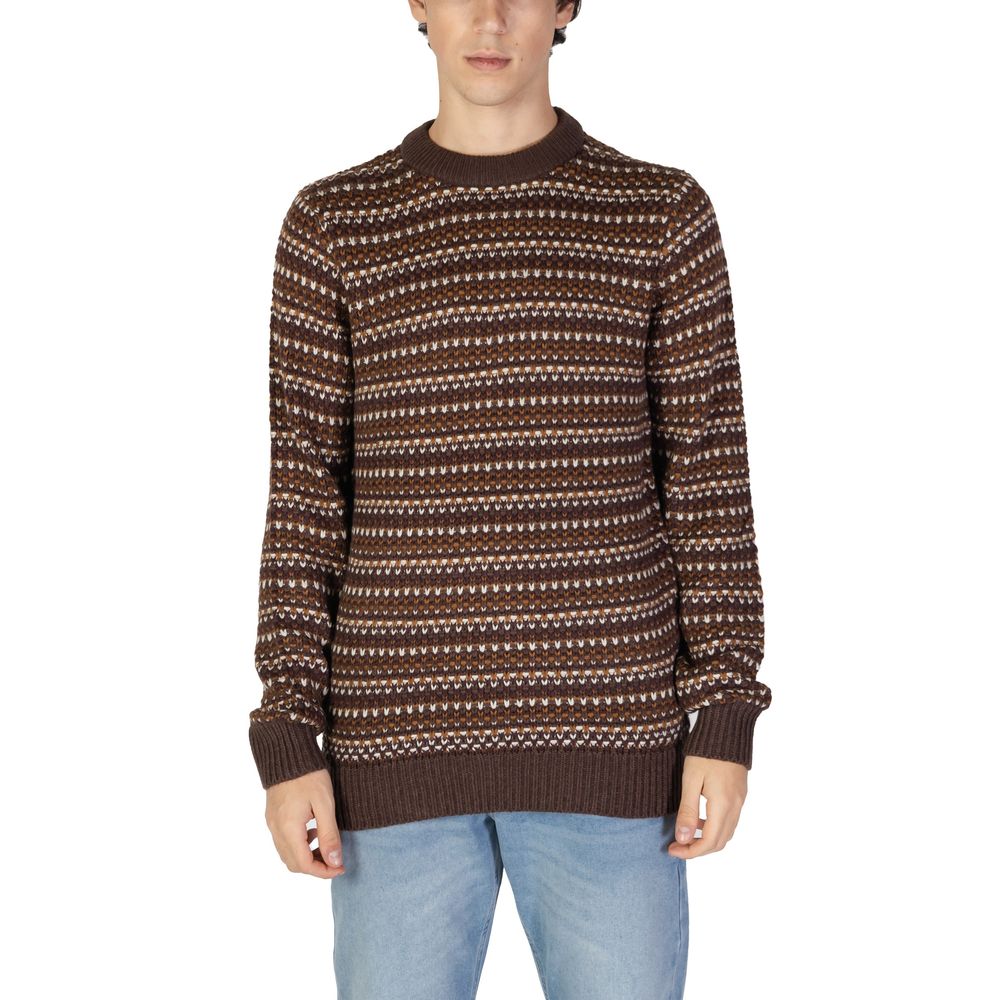 Only &amp; Sons – Brauner Baumwollpullover