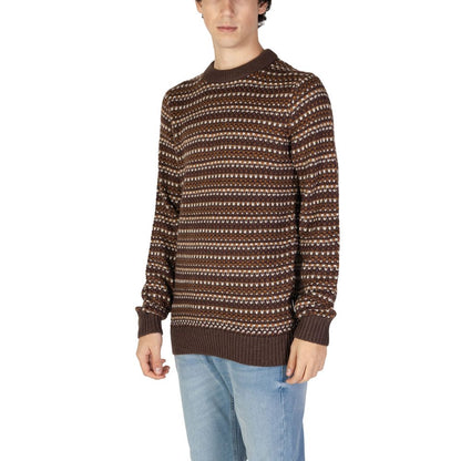 Only &amp; Sons – Brauner Baumwollpullover