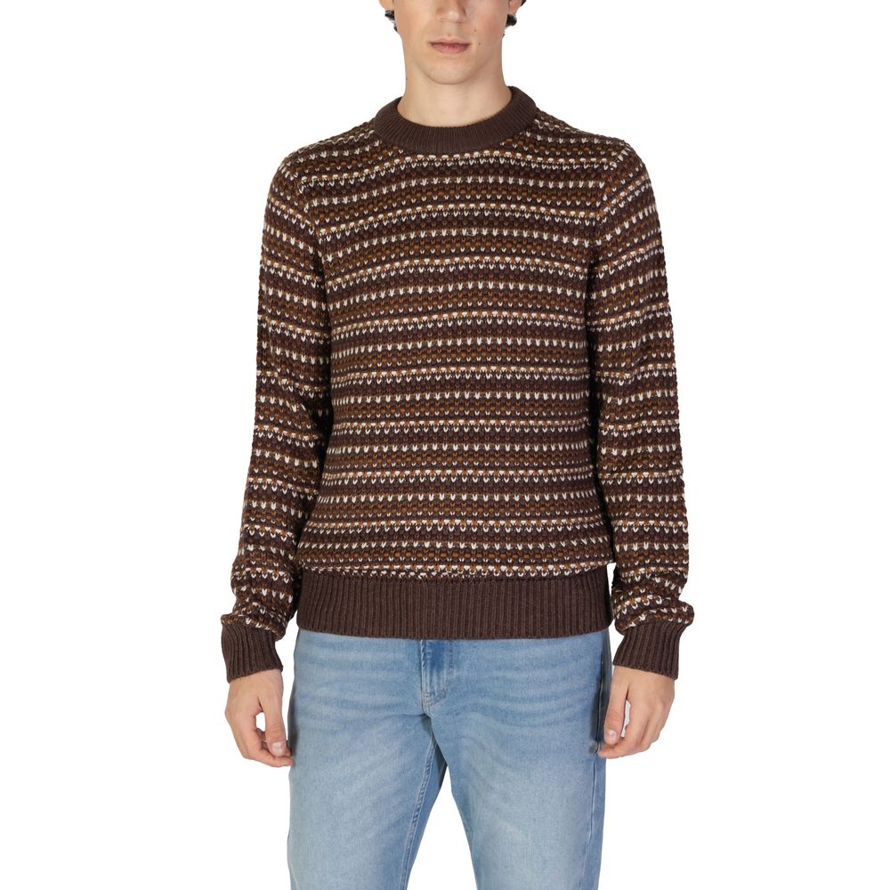 Only &amp; Sons – Brauner Baumwollpullover