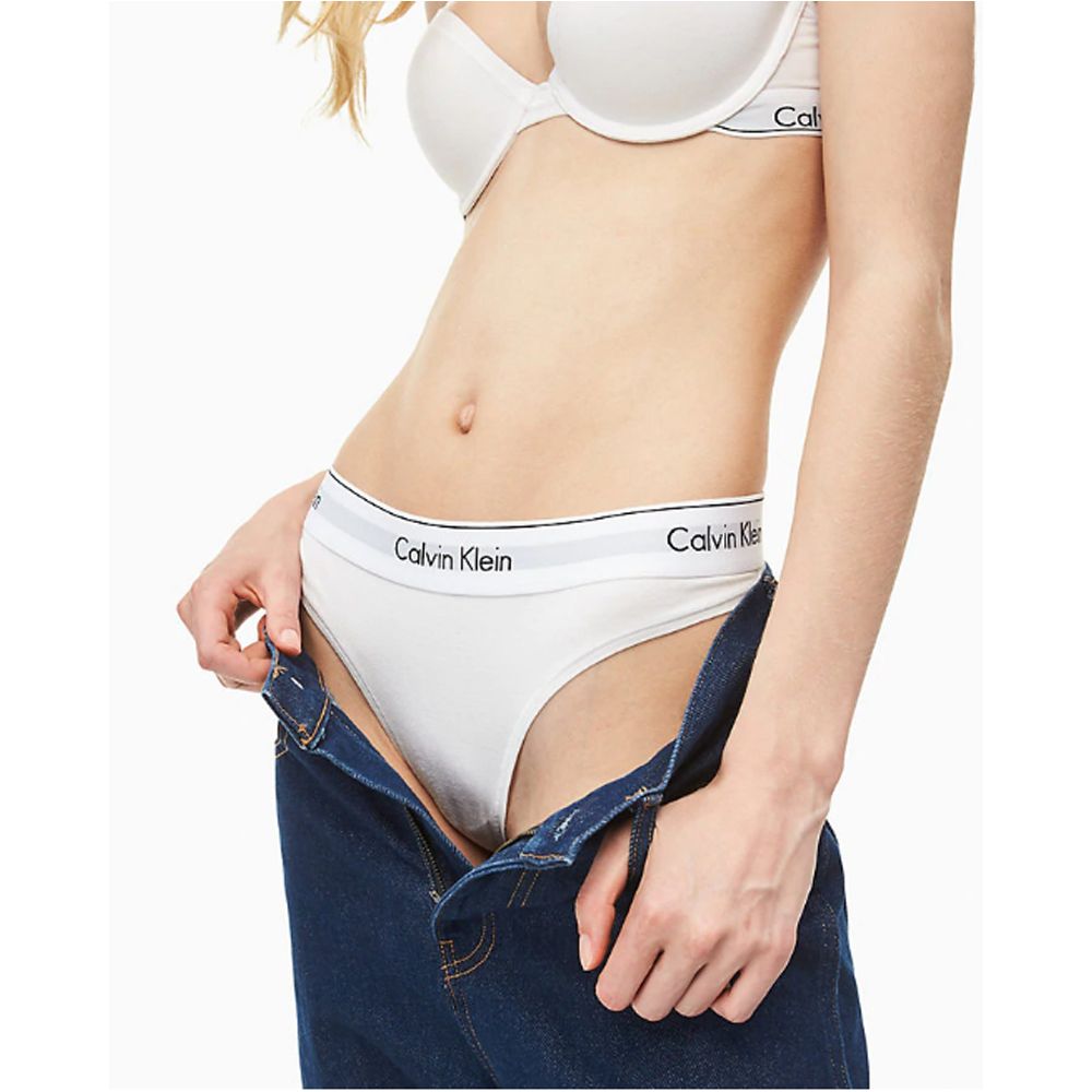 Calvin Klein Underwear – Weiße Baumwollhose