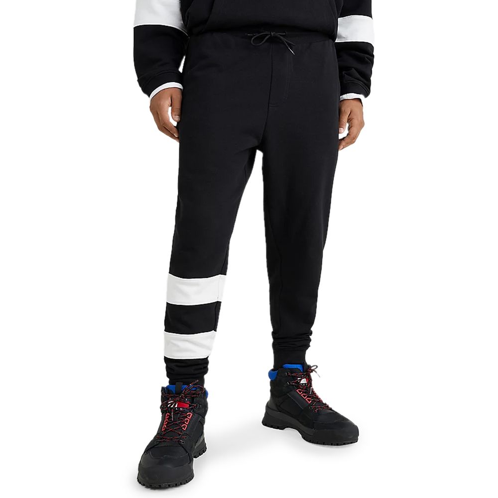 Tommy Hilfiger Jeans – Schwarze Jogginghose aus Baumwolle