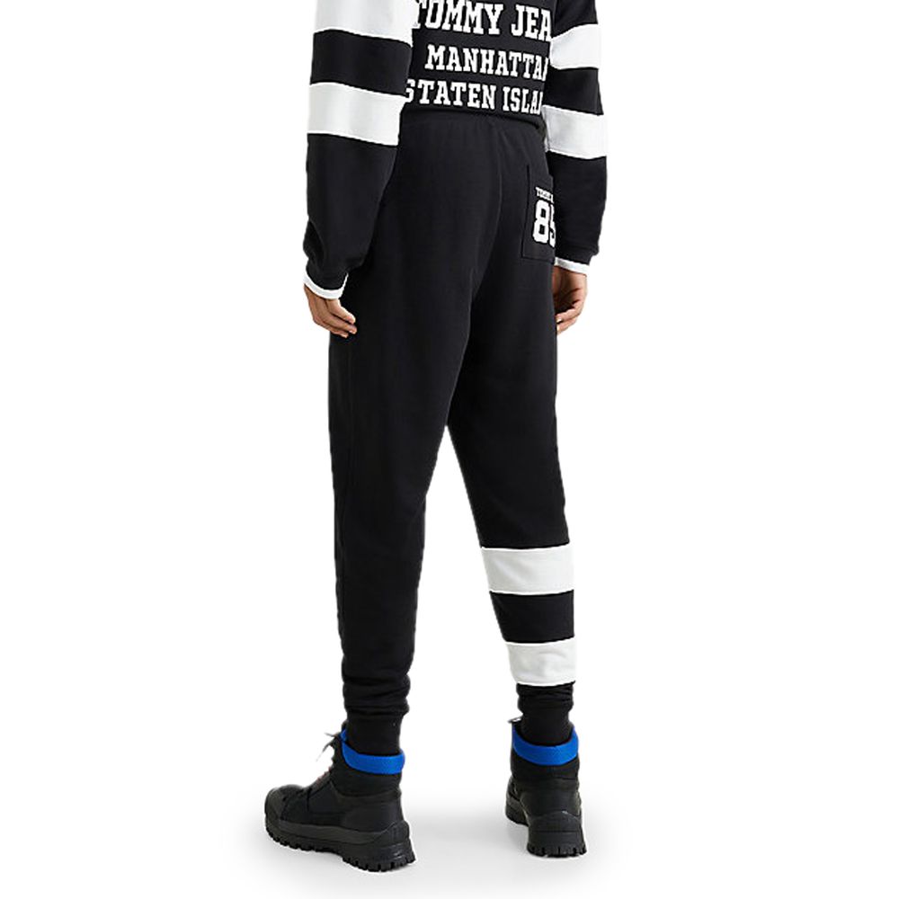 Tommy Hilfiger Jeans – Schwarze Jogginghose aus Baumwolle