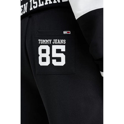 Tommy Hilfiger Jeans – Schwarze Jogginghose aus Baumwolle