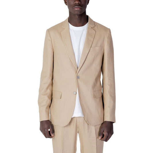 Antony Morato Beige Linen Blazer