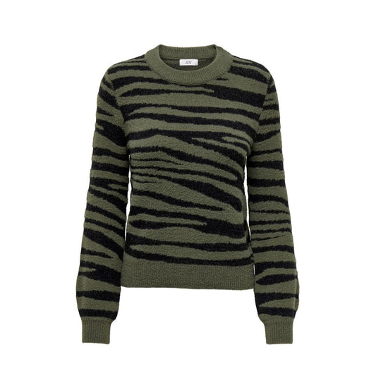 Jacqueline De Yong, grüner Nylonpullover