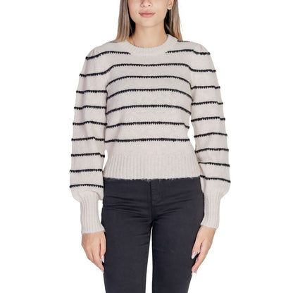 Jacqueline De Yong Grauer Polyesterpullover