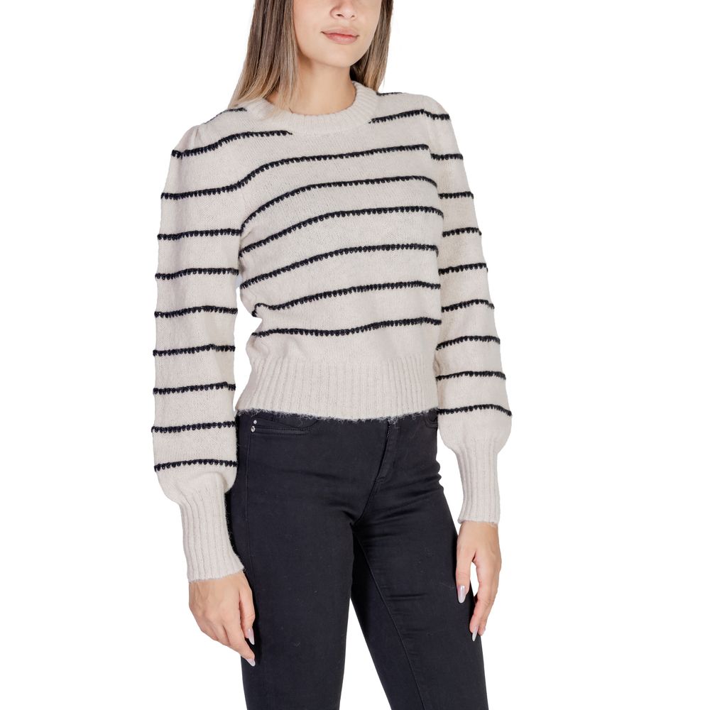 Jacqueline De Yong Grauer Polyesterpullover