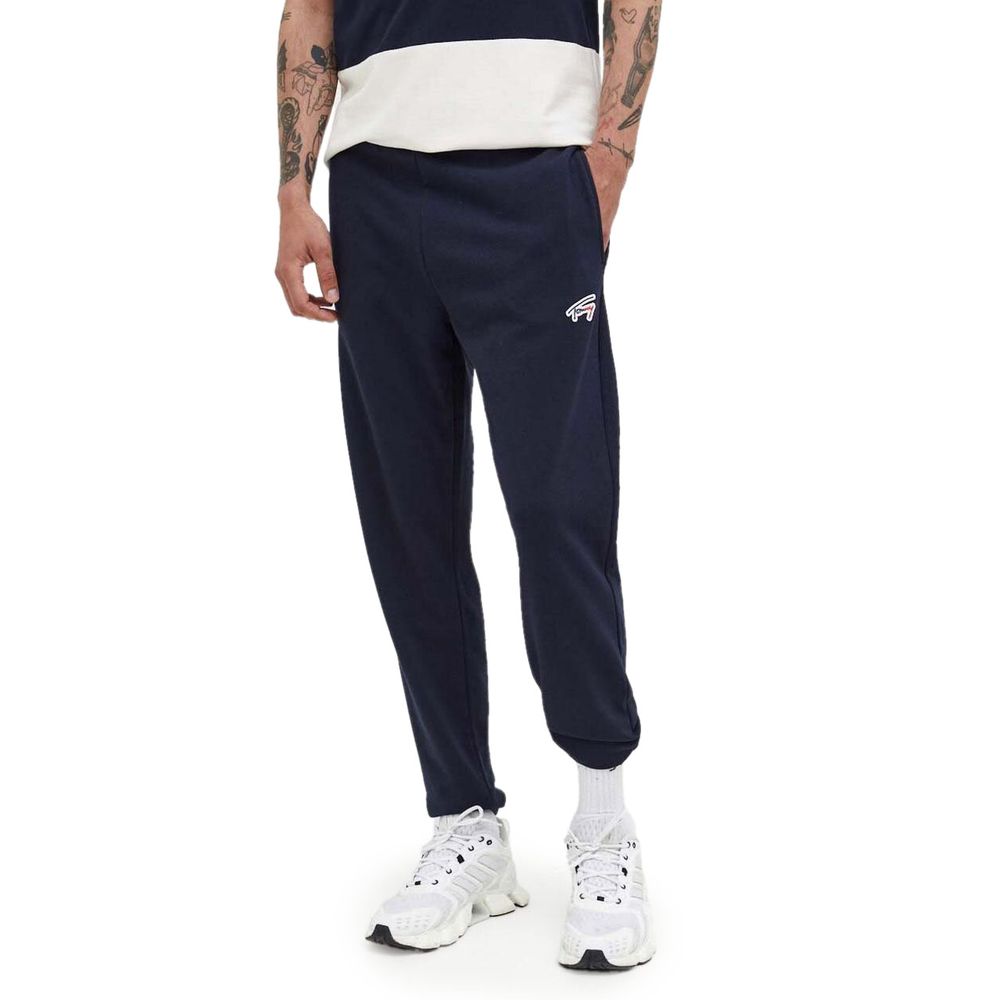 Tommy Hilfiger Jeans – Blaue Jogginghose aus Baumwolle