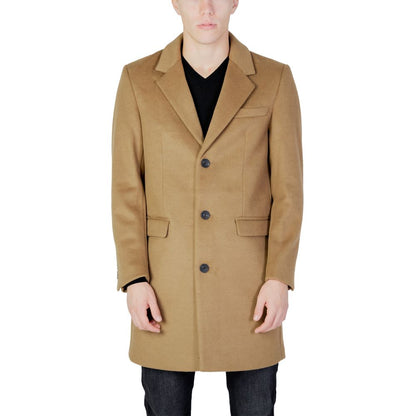 Antony Morato Beige Polyestermantel