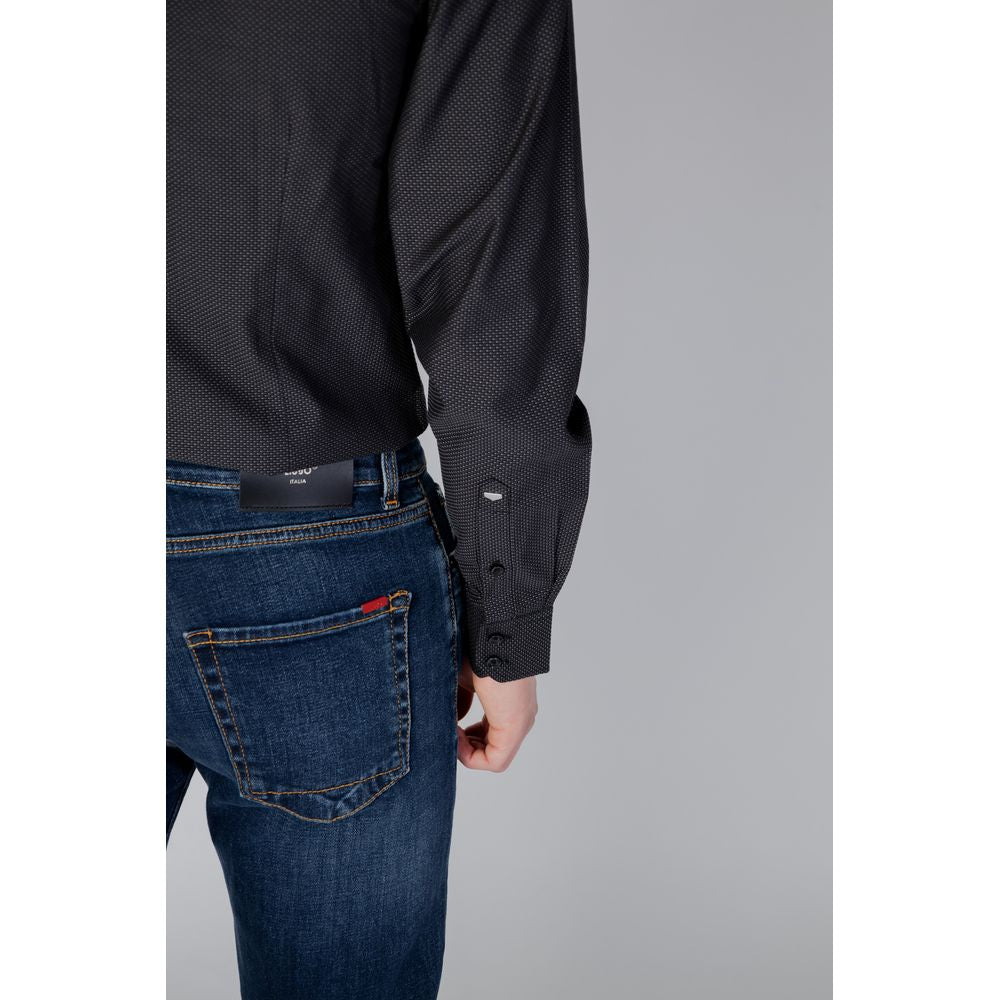 Antony Morato Graues Baumwollhemd