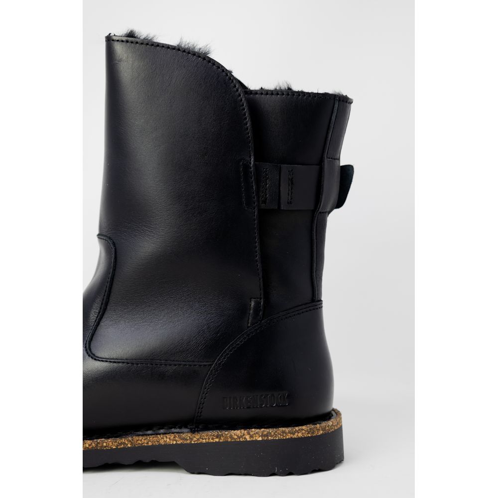 Birkenstock Schwarze Lederknöchel