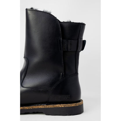 Birkenstock Schwarze Lederknöchel