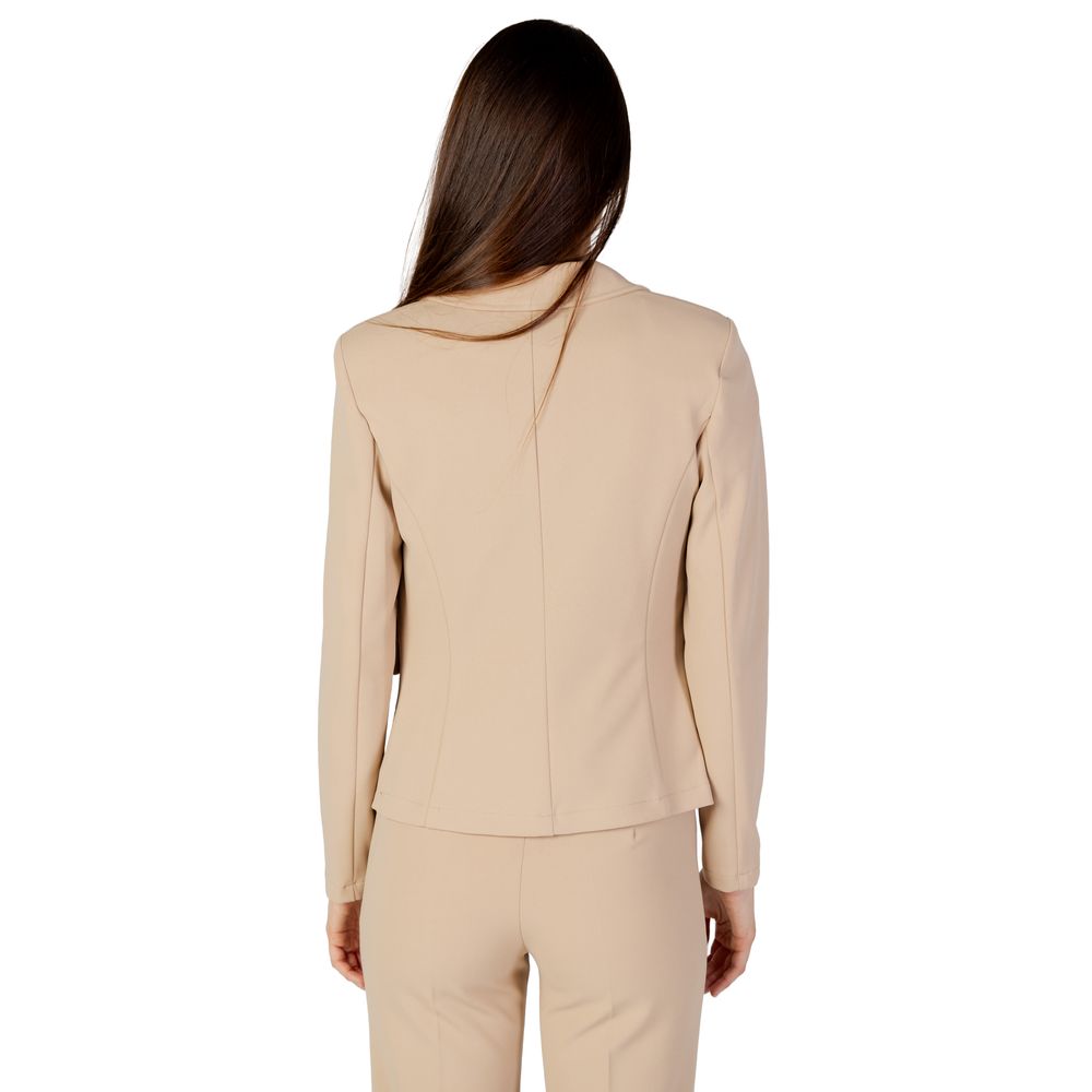 Beigefarbener Polyester-Blazer von Rinascimento