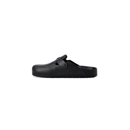 Birkenstock – Schwarze Plastik-Slipper