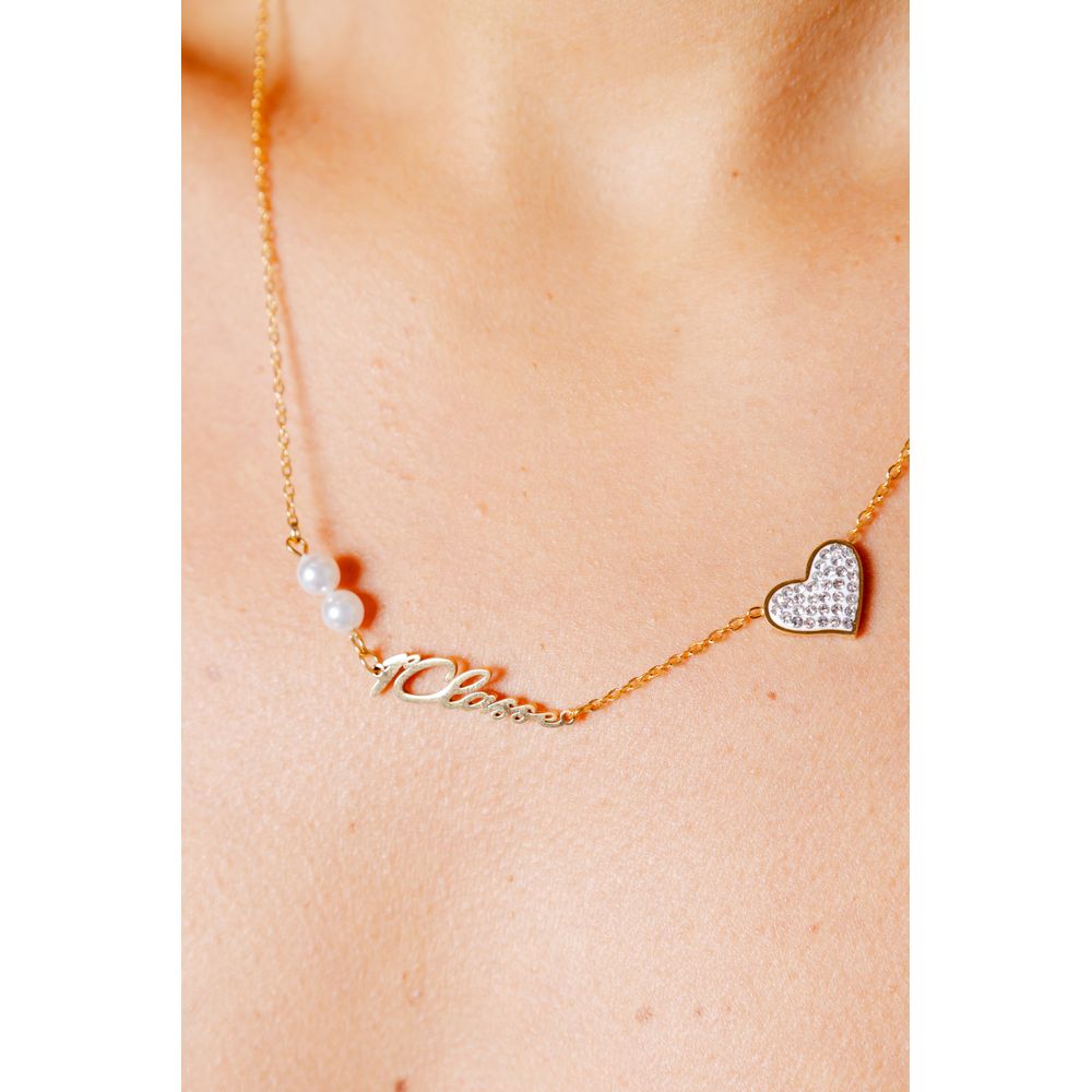 Alviero Martini Prima Classe Gold-Edelstahl-Halskette