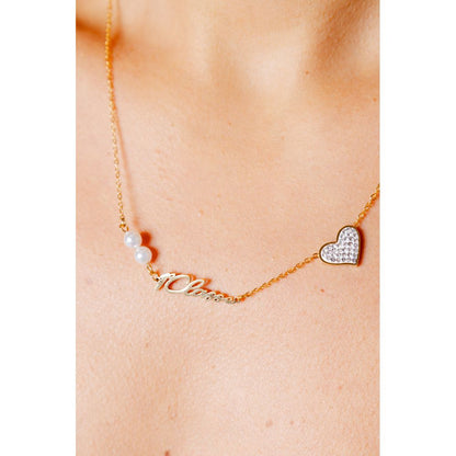 Alviero Martini Prima Classe Gold-Edelstahl-Halskette