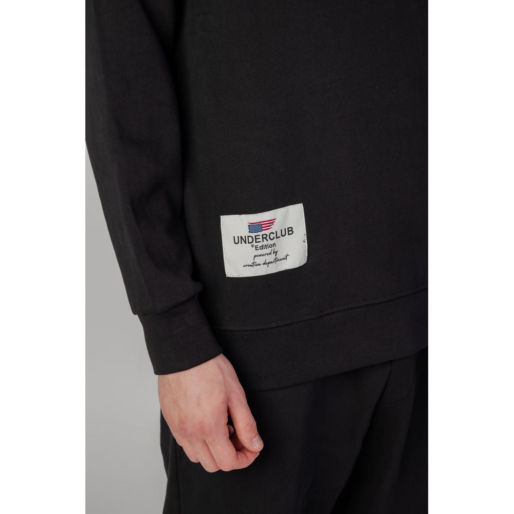 Underclub – Schwarzer Kapuzenpullover aus Baumwolle