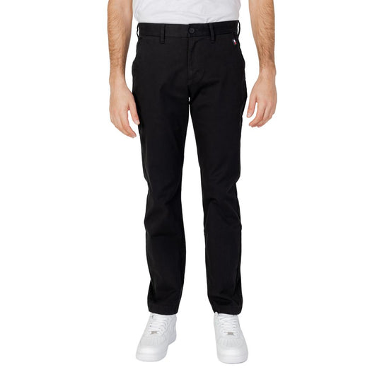 Tommy Hilfiger Jeans – Schwarze Hose aus Bio-Baumwolle