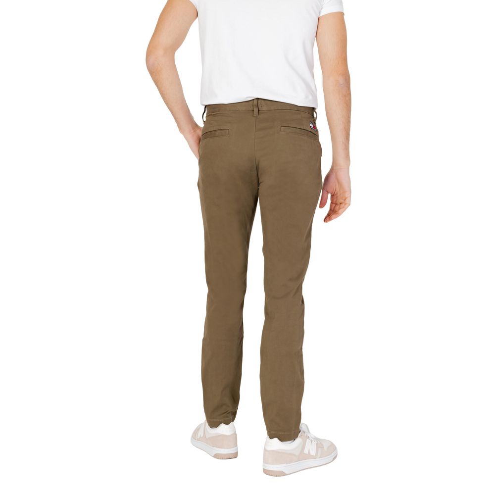 Tommy Hilfiger Jeans – Grüne Hose aus Bio-Baumwolle