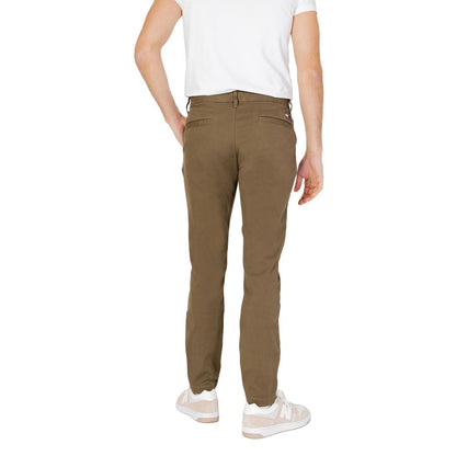 Tommy Hilfiger Jeans – Grüne Hose aus Bio-Baumwolle