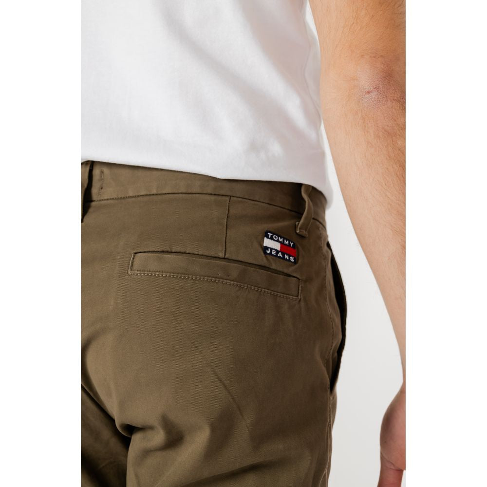 Tommy Hilfiger Jeans – Grüne Hose aus Bio-Baumwolle