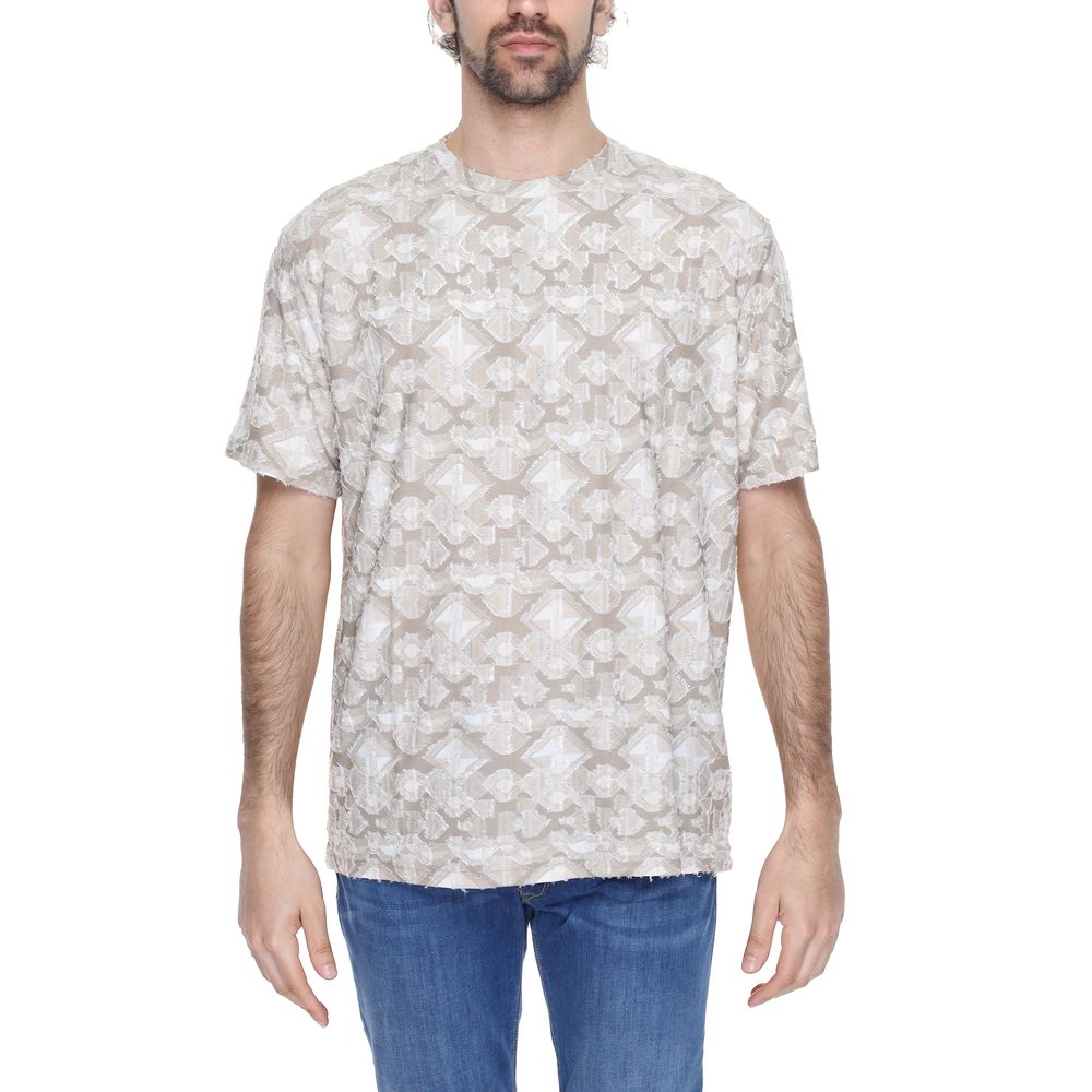 Beiges Polyester-T-Shirt von Antony Morato
