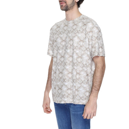 Beiges Polyester-T-Shirt von Antony Morato