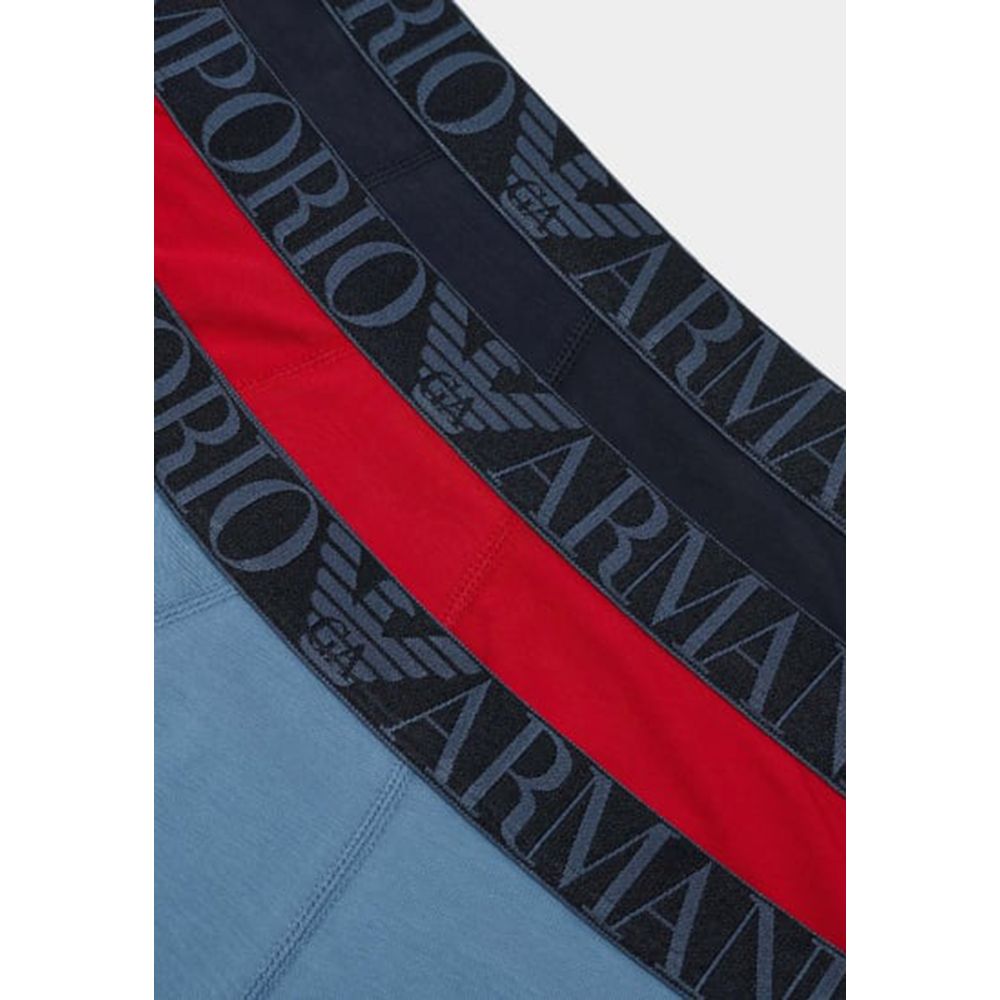 Emporio Armani Unterwäsche Blaue Baumwollunterwäsche