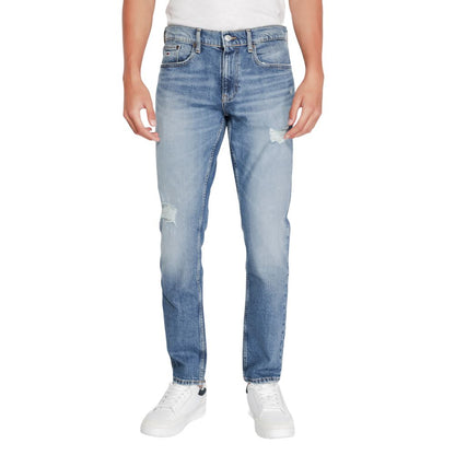 Tommy Hilfiger Jeans – Blaue Slim-Fit-Jeans aus Baumwolle