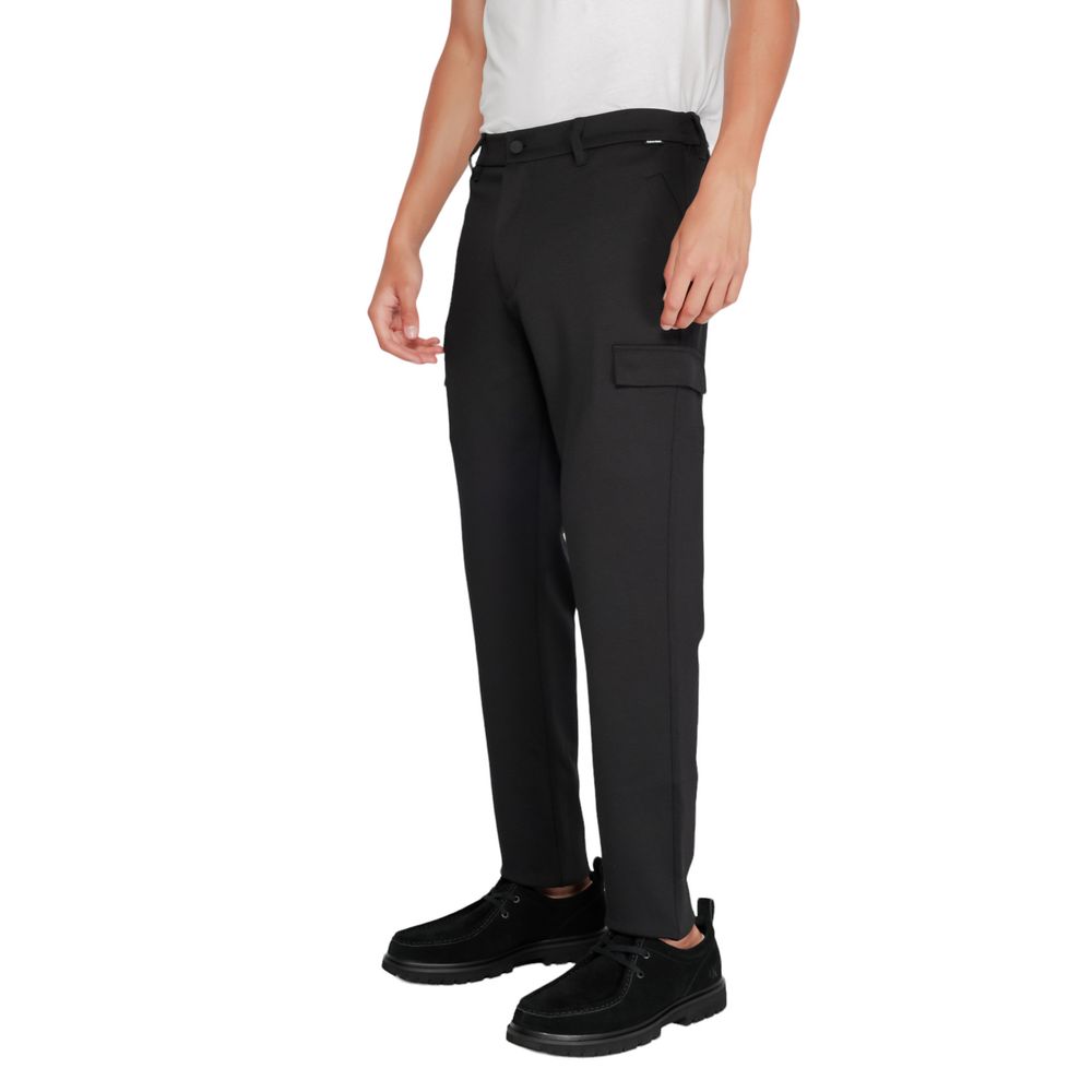 Calvin Klein – Schwarze Jogginghose aus recyceltem Polyester