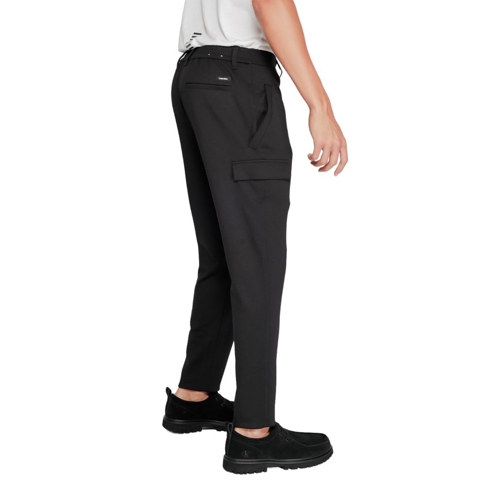 Calvin Klein – Schwarze Jogginghose aus recyceltem Polyester