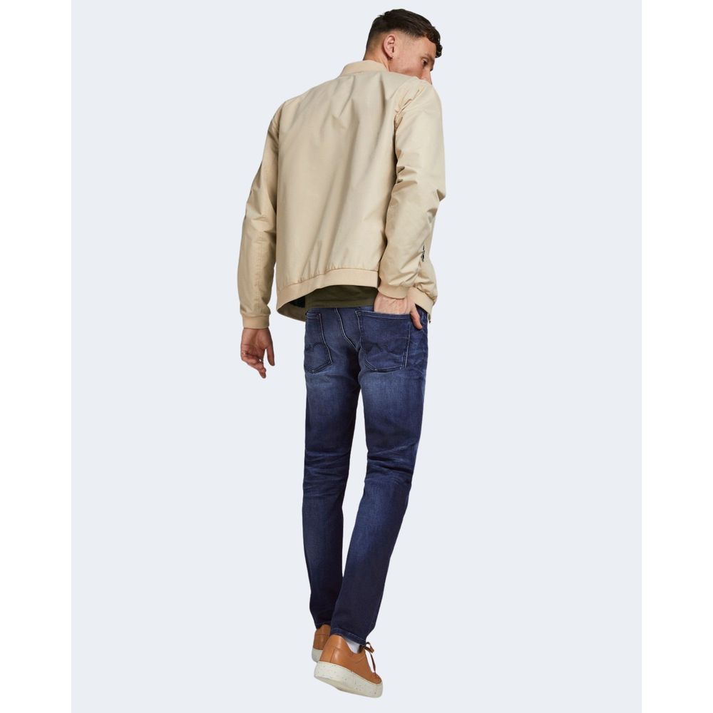 Jack Jones – Blaue Jeans aus Baumwolle mit entspannter Passform