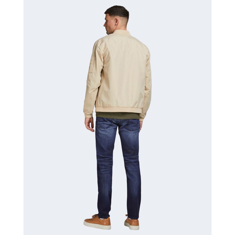 Jack Jones – Blaue Jeans aus Baumwolle mit entspannter Passform