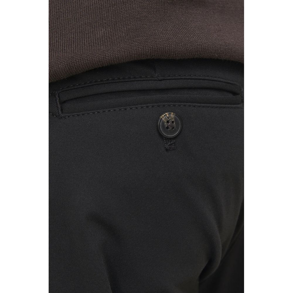 Jack Jones – Schwarze Hose aus recyceltem Polyester