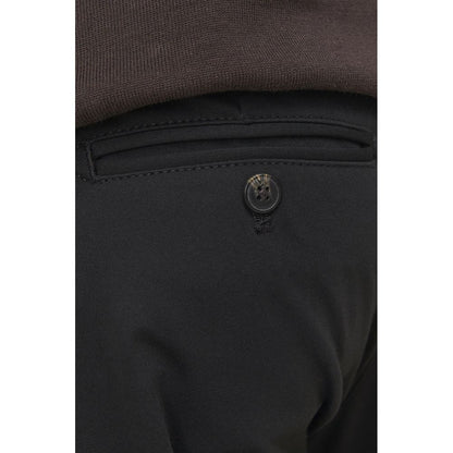 Jack Jones – Schwarze Hose aus recyceltem Polyester