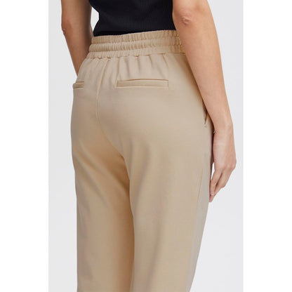 ICHI Beige Polyesterhose