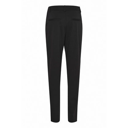 ICHI Schwarze Hose aus recyceltem Polyester