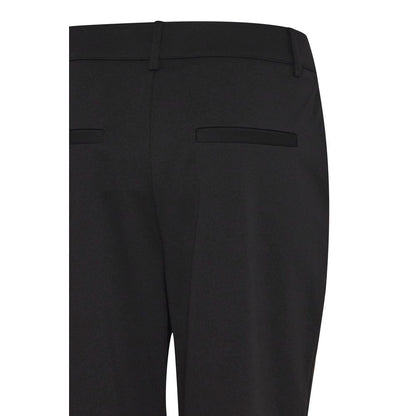 ICHI Schwarze Hose aus recyceltem Polyester