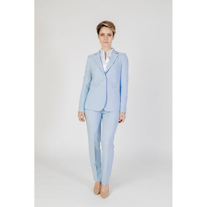 Sandro Ferrone Blauer Polyester-Blazer