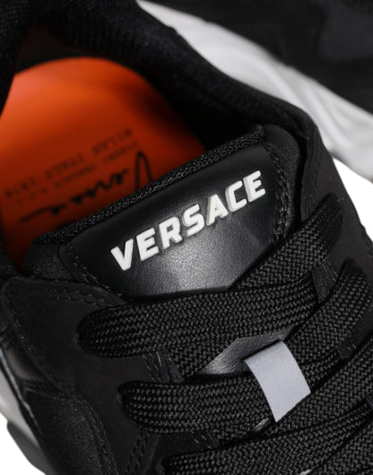 Versace – Squalo – Sneaker aus Neopren in Schwarz