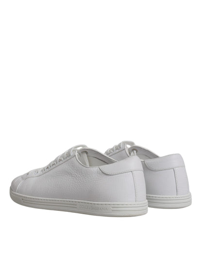 Dolce &amp; Gabbana Weiß Low Top Männer Saint Tropez Sneakers Schuhe