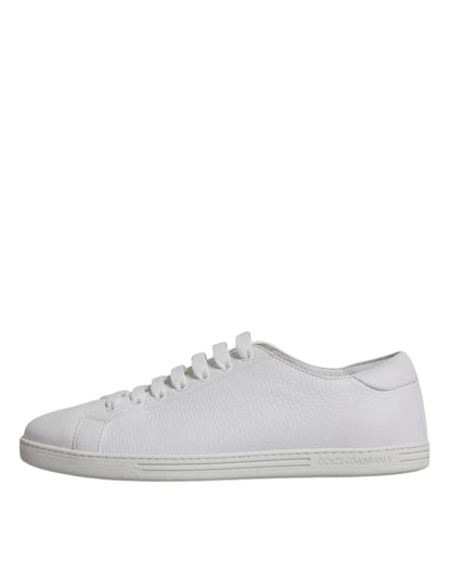 Dolce &amp; Gabbana Weiß Low Top Männer Saint Tropez Sneakers Schuhe