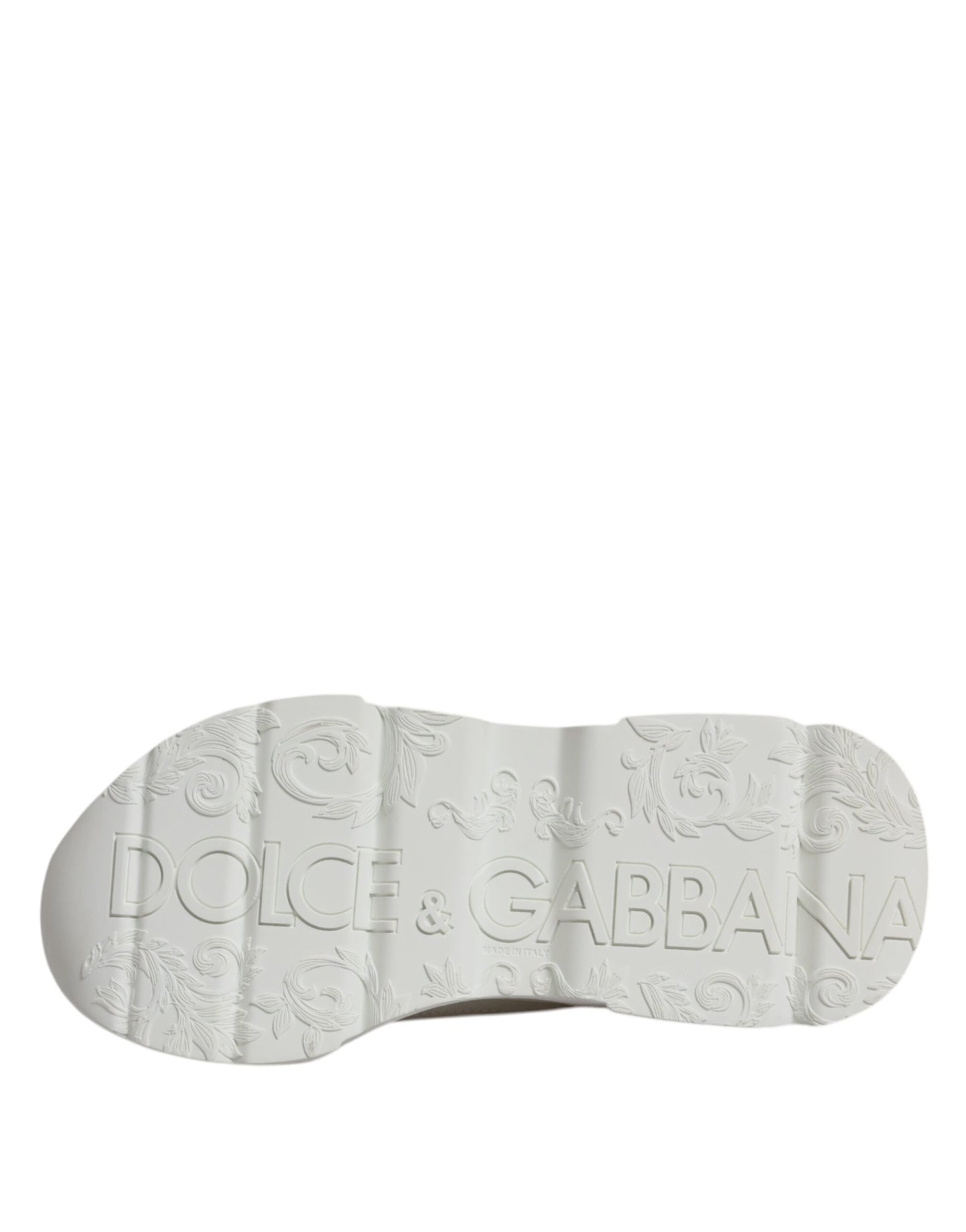 Dolce &amp; Gabbana Daymaster Low Top Sneakers aus weißem Leder