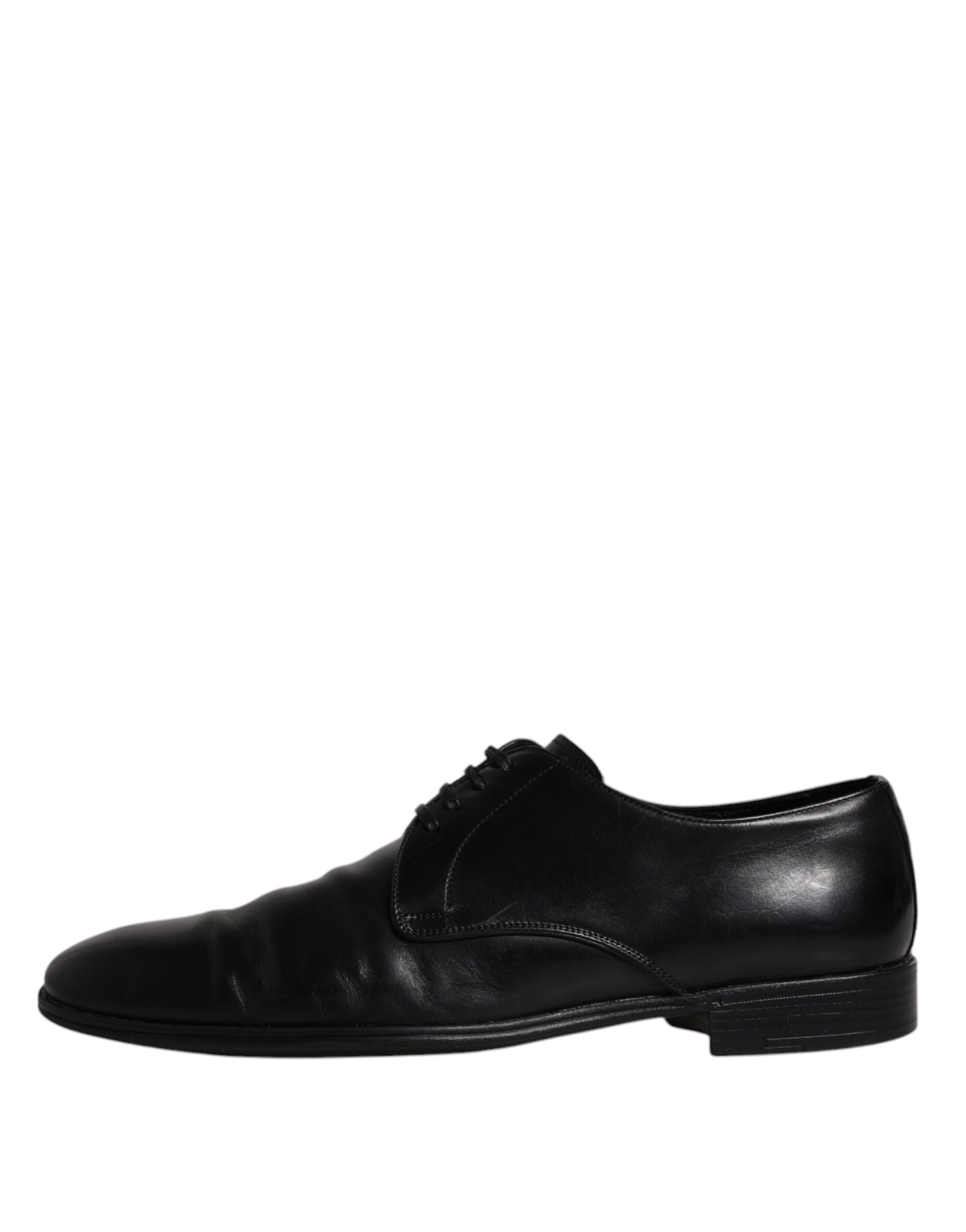 Dolce &amp; Gabbana – Derby-Schuhe aus schwarzem Leder für Herren mit Schnürung